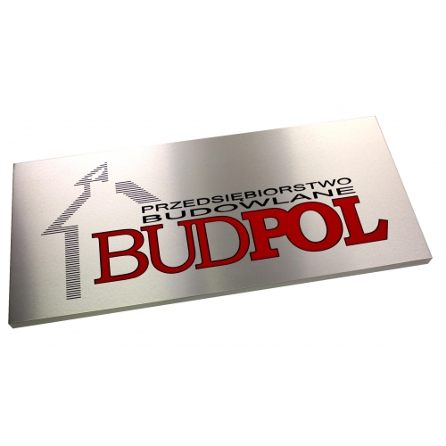 Tablica firmowa Budpol